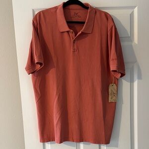 Madda Fella Five O’Clock Cotton Polo Shirt - Coral